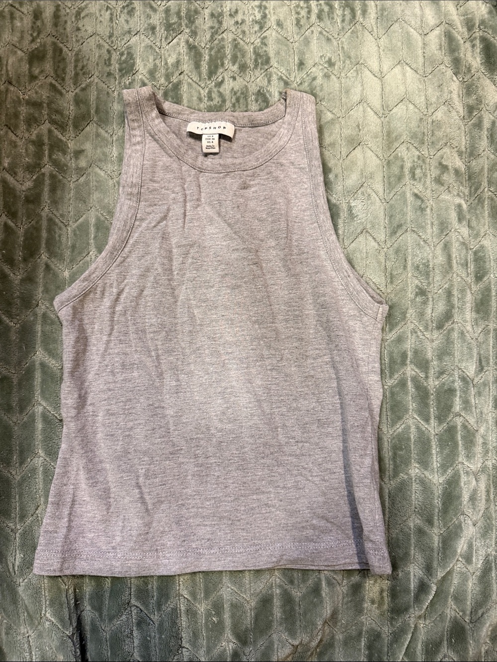 Everyday crop Tank Top - Light Gray